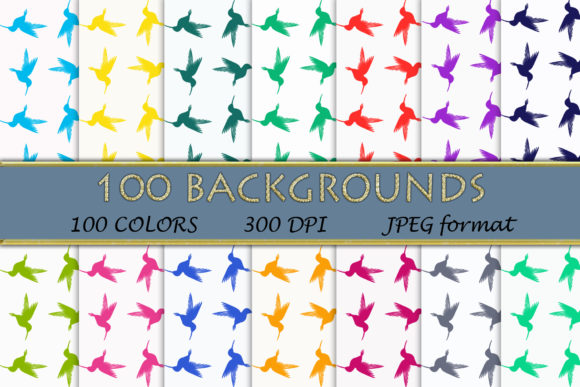 Download 100 Bird Pattern Digital Papers - Digital papers Collection