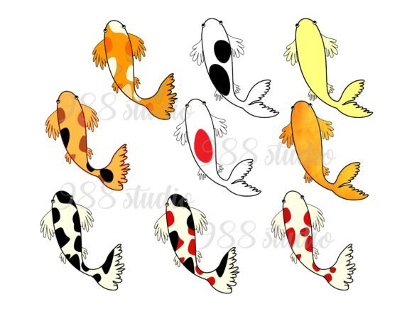 Download Koi Fish Png Fishes Clip Art Bundle - Premium Bundle