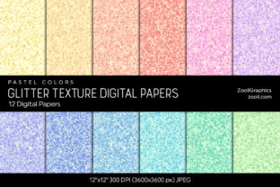 Download Glitter Digital Papers Pastel Colors - Digital papers Collection