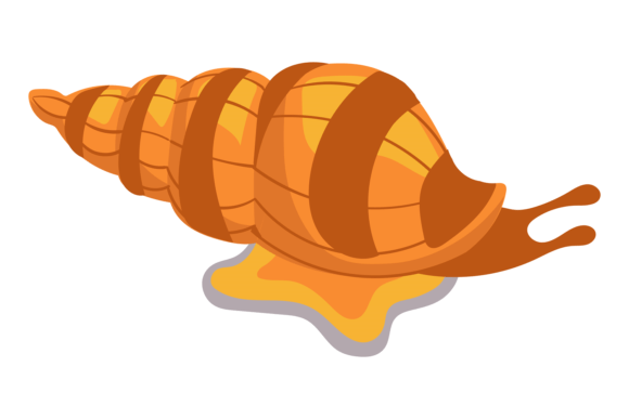 Download Snail Cartoon Icon. Spiral Mollusk Shell - Spiral Collection