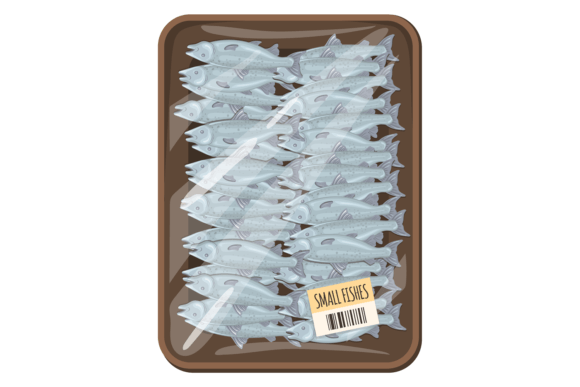Download Fishes in Plastic Tray. Store Food Packa - Premium Resources