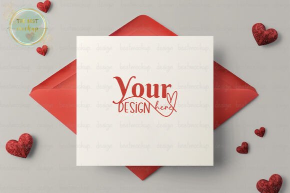 Download Valentine's Day Spring Card Mockup - Spring card Collection